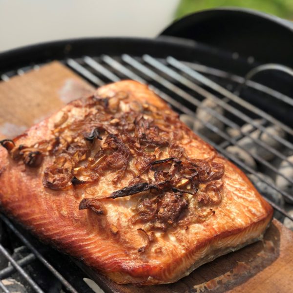 Best oak planked salmon with Bordoak